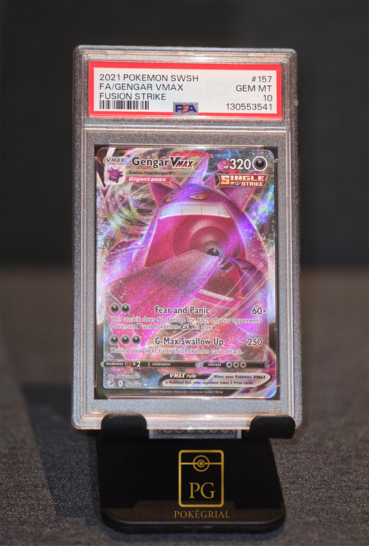 Gengar VMAX #157 PSA10