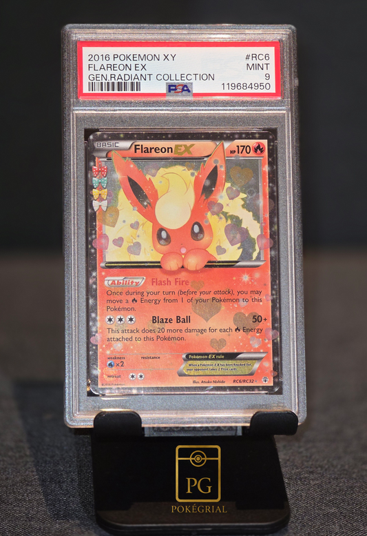 Flareon Pokemon XY 2016 #RC6 PSA9